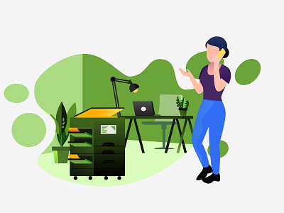 office illustration
