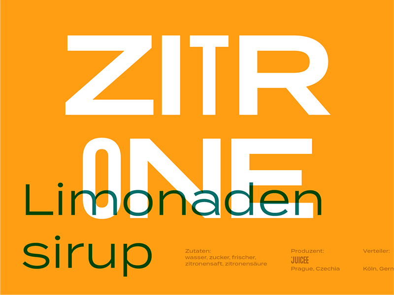 Typo! concept condensed dsgn etiquette experiment font juicee sirup typo typography visual wide