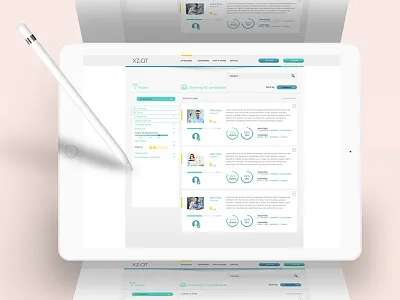 Hiring Portal design ux ui design web web deisgn