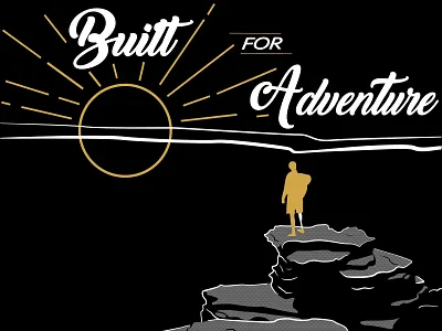 Lookouttee V2c adventure americana apparel design apparel graphics design freelance freelance illustrator graphic design graphic art hand drawn illustration illustrator mock up shirt design shirt mockup vector