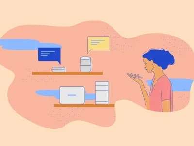 Virtual Assistant a11y accessible canvas design flat illustration technology workday