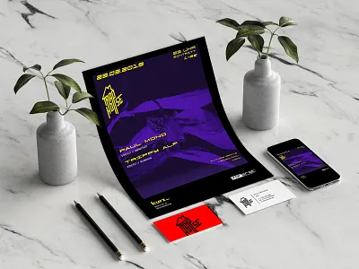 Traphouse_ abstract art direction branding design graphic design icon identity illustration logo logo design logotype music typography
