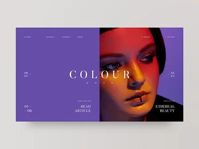 Mood adobe xd clean colorful design fashion grid layout minimal model photography ui ux web web design