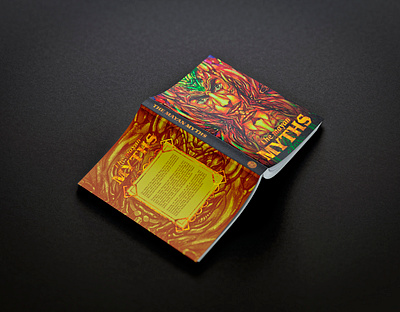The Mayan Myths book cover book book cover book design design editorial design graphic design illustration maya mayan
