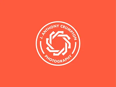 J + shutter photography logo black orange photo photographer shutter symbol