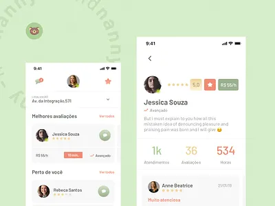 Findnanny adobexd app applicaiton baby baby app dashboard app design nannies nanny ui uiux xd