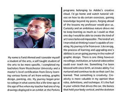 Biography about bio biography indesign