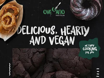 Ovegano Website Branding agency brand branding creative creative design creative designer design designer food food and beverage label designing package typography ui ui ux vegan