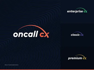 ONCALL CX - Comet branding classic comet customer experience cx enterprise logo logo 2d premium vector
