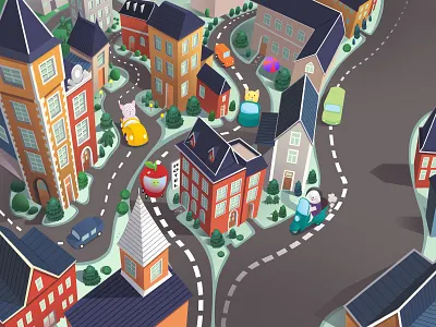 City Ride age 5 board game boardgame child children design game design illustration kids packaging vector