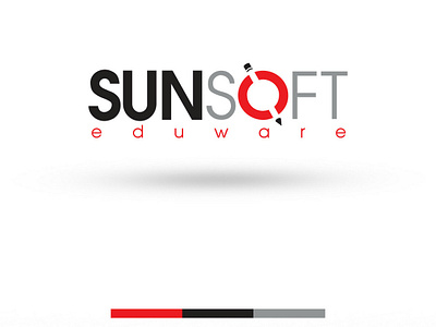 Sunsoft Eduware - Logo Design branding clean dead words design education educational app logo educational logo flat graphic design icon identity illustration illustrator lettering logo orataro type typography vector web