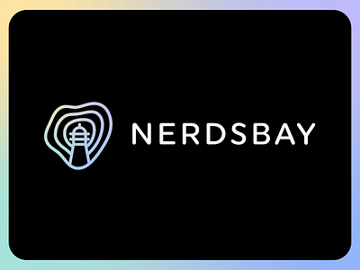 Nerdsbay logo redesign branding design graphic design logo minimal redesign