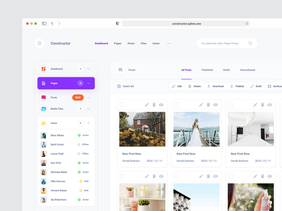 Files CMS System admin template cms content dashboard download figma interface managment sketch ui ui kit