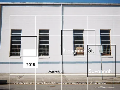 Day 18-30DaysProject design graphic layout photography savannah typography visual