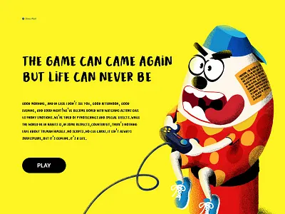 Illustration 7/100 cartoon cute design egg game illustration play ui vector yellow