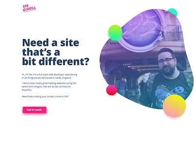Shot #6144514 gradient landing page