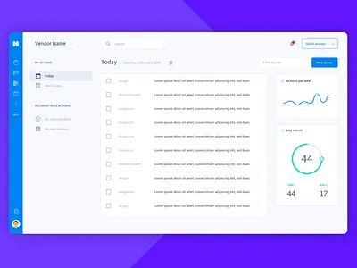 Roles and todo management app app app design illustrator ui design vector