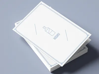 Hawthorns Gin Menu cocktails gin illustration lettering lines menu nashville print type typography