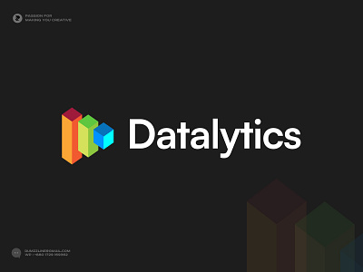 Data Analytics Logo, Isometric Logo , D for Data analytics bar brand identity branding chart colorful logo d letter data logo data management database logo design ecommerce finance graph isometric logo logo designer logodesign logomark modern logo symbol