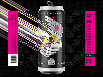 Turbo Love Juice IPA beer beer art beer branding beer label beer label design beer labels branding agency cerberus craft beer dog graphic design greek gods hercules mock up new england ipa package package mockup packaging packaging design packagingdesign