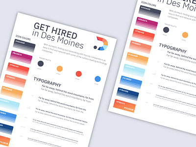 dsmtech Style Guide [Abridged] branding color palette color palletes des moines iowa multi color multi color style guide style guides styleguide styleguides wes weston