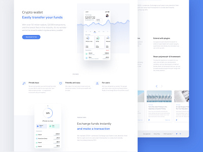 Crypto savings-landing page bitcoin blockchain crypto cryptocurrency currency design ethereum ethworks landing website