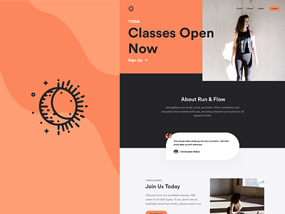Yoga Client brand branding identity logo website yoga