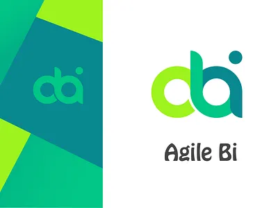 Agile Bi logo design a b brand branding design i label logo logotype ui