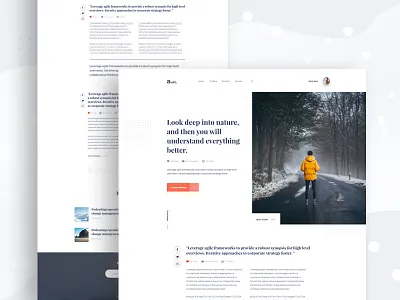 Blog Home page 2019 trend agency clean ui creative dailyui freebie home loan homepage landing page minimal mockups mortgage trendy design ui ux