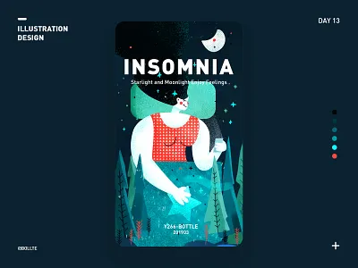 Insomnia design illustration