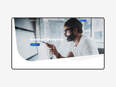 Start Up | Site Concept for Weblium.com clean landing typography ui ux
