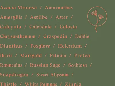 fall flowers 💐 autumn editorial fall flowers layout typography