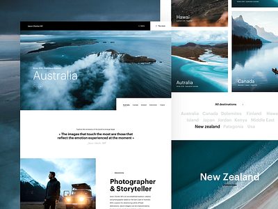Side project II Jason Charles Hill conception grid identity layout photographie sketch app webdesign website