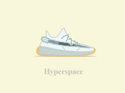 Yeezy Boost 350 - V2 - Hyperspace 350 adidas boost boosted calabasas collab concept design digital hyperspace icon illustration kanye kayewest offwhite shoes typography ultraboost vector yeezy