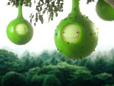 Letter O c4d design illustration three dimensional ui 三维