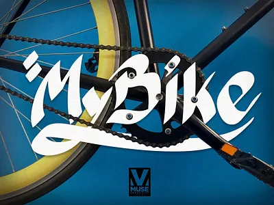 My Bike & Typo from Muse Cr bike creative design draw edit iphone photography muse pen photo photoshop ride single speed tablet tablet drawing typography wacom