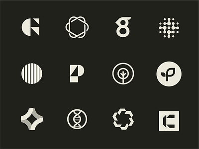 4 months of marks brand branding design icon identity logo vector