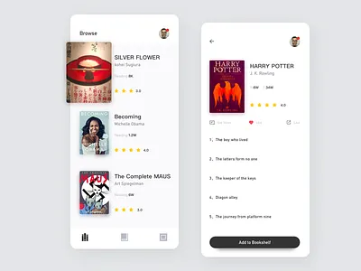 Reading E-book Books store books bookstore readdle reading ui 应用