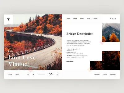 Bridge Linn Cove - Home screen app beautiful concept design home minimal product social ui ux web website