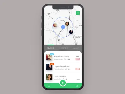 Broadcast mobile app app broadcast ios japanese mobile mobile app uidesign userinterface ux ux ui