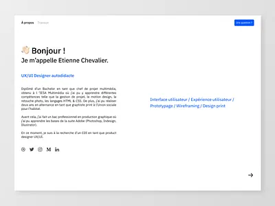WIP Portfolio Redesign branding design dribbble interface portfolio portfolio design ui webdesign