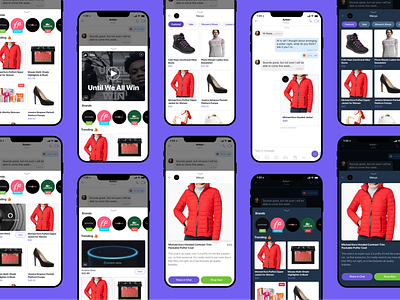 Viber Commerce, Browse, Share, Shop ads app commerce design ios iphone mobile native ads shopping ui ux