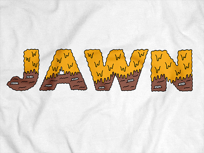 JAWN Whiz Wit cheesesteak food hand drawn hand type illustration lettering philadelphia philly typography whiz whiz wit