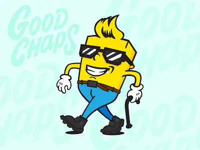 FREEBIES! Mascot Design for Good Chaps graphic design illustration logo vector