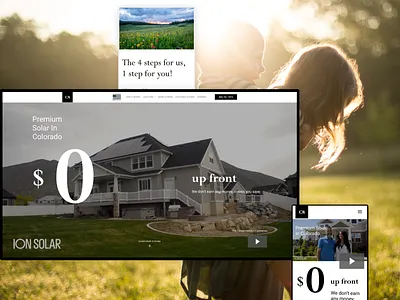 ION Solar Colorado Page amazing design best ui design interaction design ion solar ios solar ui ux web design