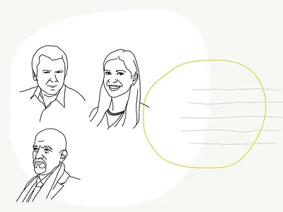 Pressland Team avatar character drawing egotreep icon illustration lineart minimal portrait vector