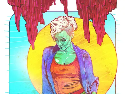 Crystalline Subterfuge artwork illustration illustration art lineart