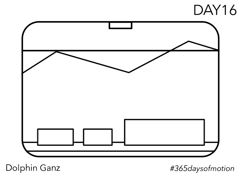 Example of On the train - part2 • Day016 • 365 Days of Motion