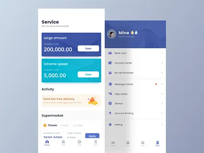 Financial 2 clean financial loan page