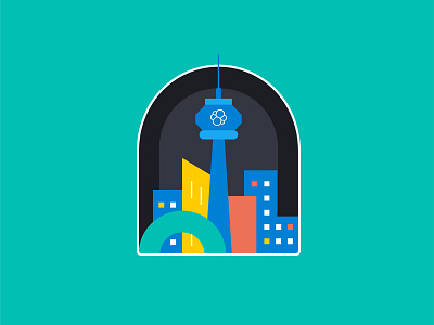 Toronto Elastic buildings canada city elastic icon shapes skyline toronto
